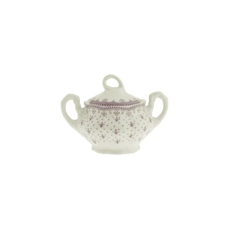 Azucarero colección Flor de Lis Rosa