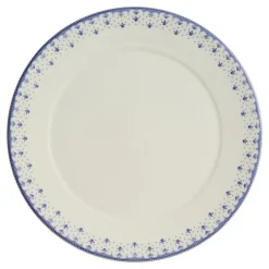 Bajo-plato colección Flor de Lis Azul
