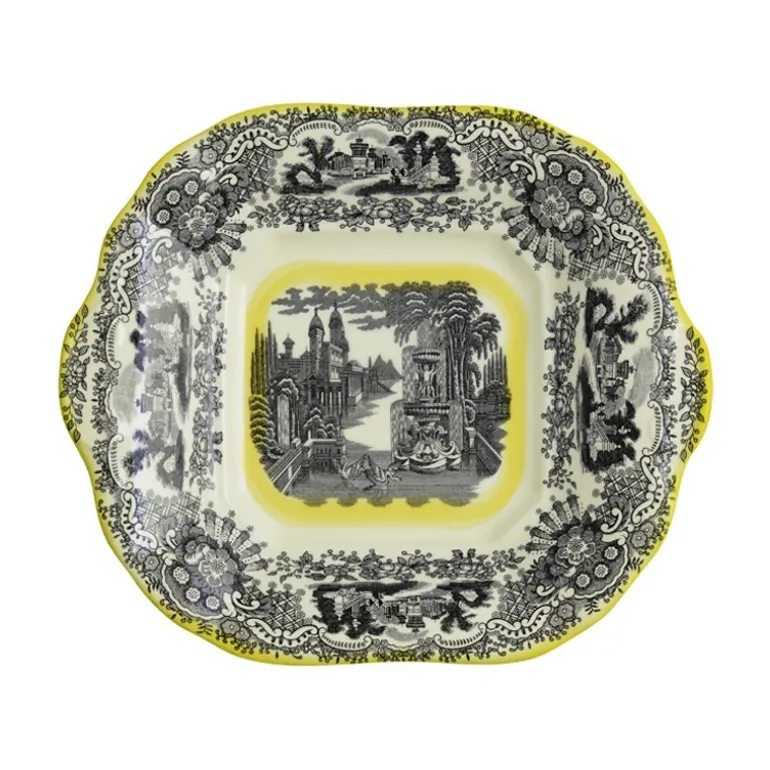 Bandeja de pastas colección Negro Vistas Yellow by Aaron Stewart