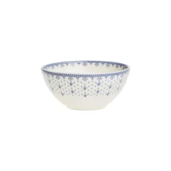 Bol Asia colección Flor de Lis Azul tamaño "L"