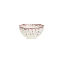 Bol Asia colección Flor de Lis Rosa tamaño "M"