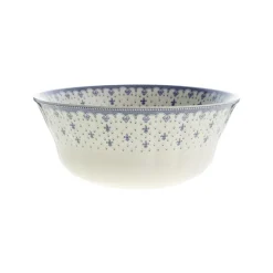 Bol clásico colección Flor de Lis Azul tamaño grande