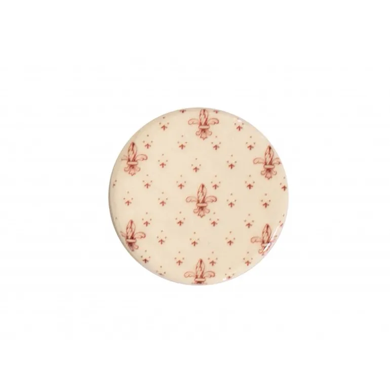 Broche colección Flor de Lis Rosa