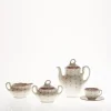 Juego de café de 15 piezas colección Flor de Lis Rosa