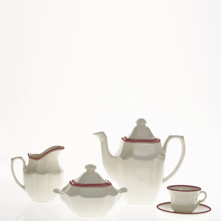 Juego de café de 27 piezas colección Basic Line Red