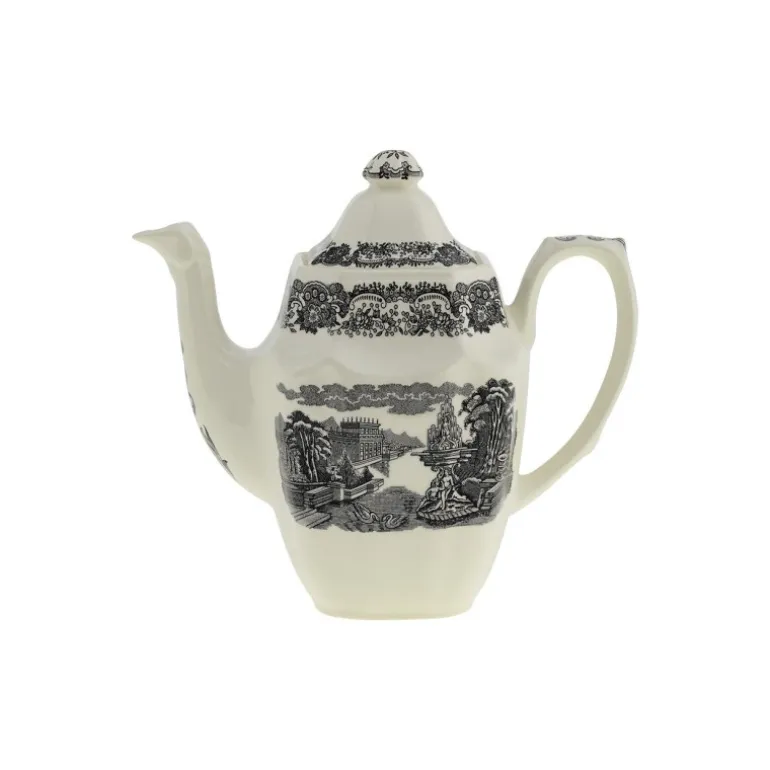 Juego de café de 15 piezas colección Negro Vistas