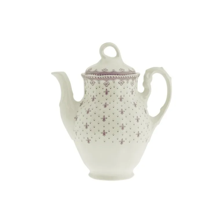 Juego de café de 27 piezas colección Flor de Lis Rosa