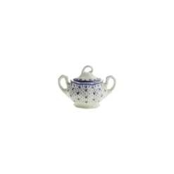 Juego de café de 27 piezas colección Flor de Lis Azul