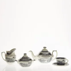 Juego de té de 27 piezas colección Negro Vistas