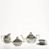 Juego de té de 15 piezas colección Negro Vistas