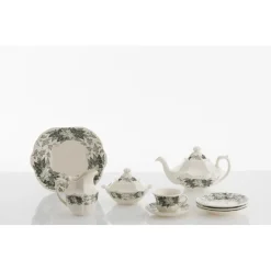 Juego de té de 40 piezas colección Yedra