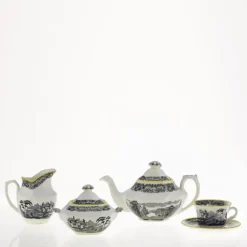 Juego de té de 15 piezas colección Negro Vistas Yellow by Aaron Stewart
