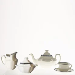 Juego de té de 15 piezas colección Basic Line Blue
