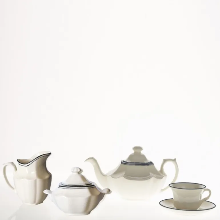 Juego de té de 27 piezas colección Basic Line Blue