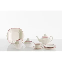 Juego de té de 40 piezas colección Basic Line Red