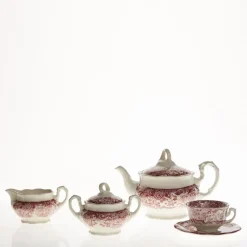 Juego de té de 27 piezas colección 202 Rosa