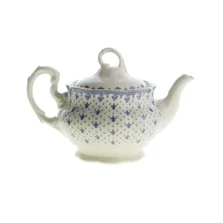 Juego de té de 40 piezas colección Flor de Lis Azul