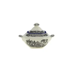 Juego de té de 15 piezas colección Negro Vistas Blue by Aaron Stewart