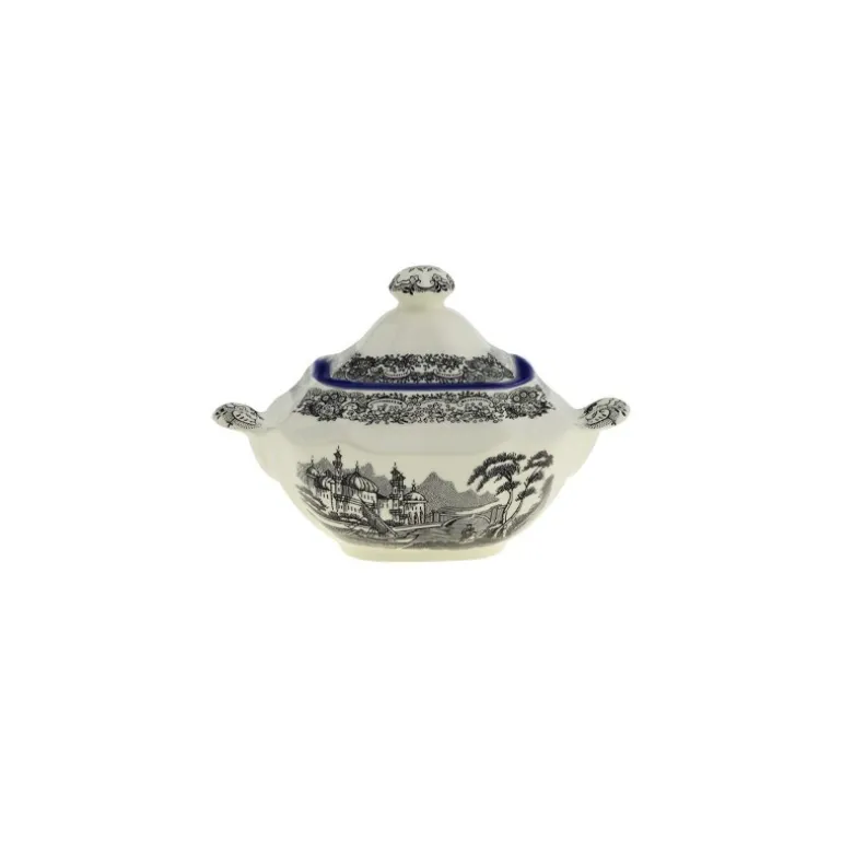 Juego de té de 40 piezas colección Negro Vistas Blue by Aaron Stewart