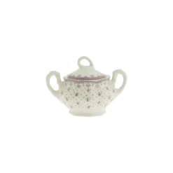 Juego de té de 40 piezas colección Flor de Lis Rosa