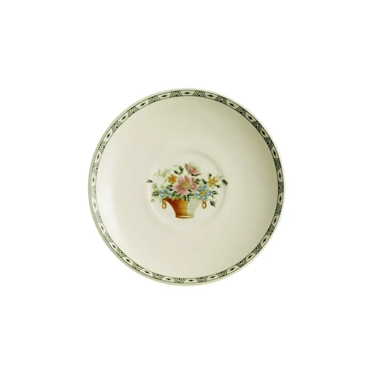 Platillo de consomé-desayuno colección Canasto Floral