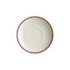 Platillo de consomé-desayuno colección Basic Line Red