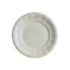 Plato de postre colección Aurora Blanca