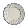 Plato llano colección Flor de Lis Azul