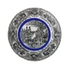 Plato llano colección Negro Vistas Blue by Aaron Stewart Home