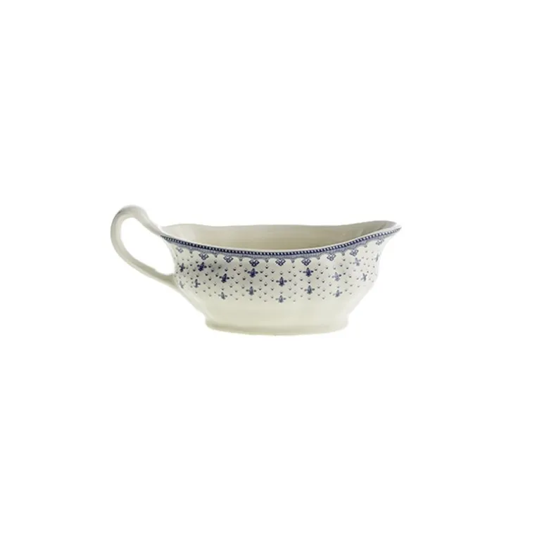 Salsera colección Flor de Lis Azul