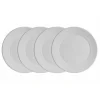 Set de 4 bajo-platos colección Ochavada Blanca