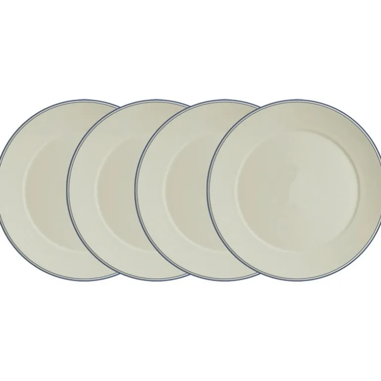 Set de 4 bajo-platos colección Basic Line Blue