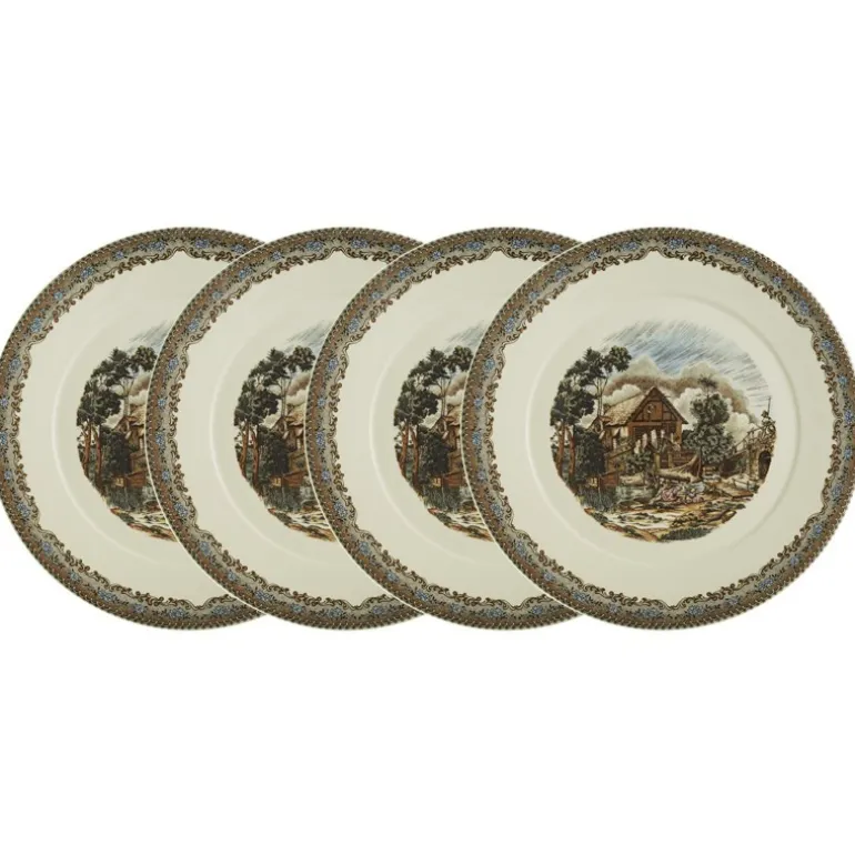 Set de 4 bajo-platos colección Viejo Molino