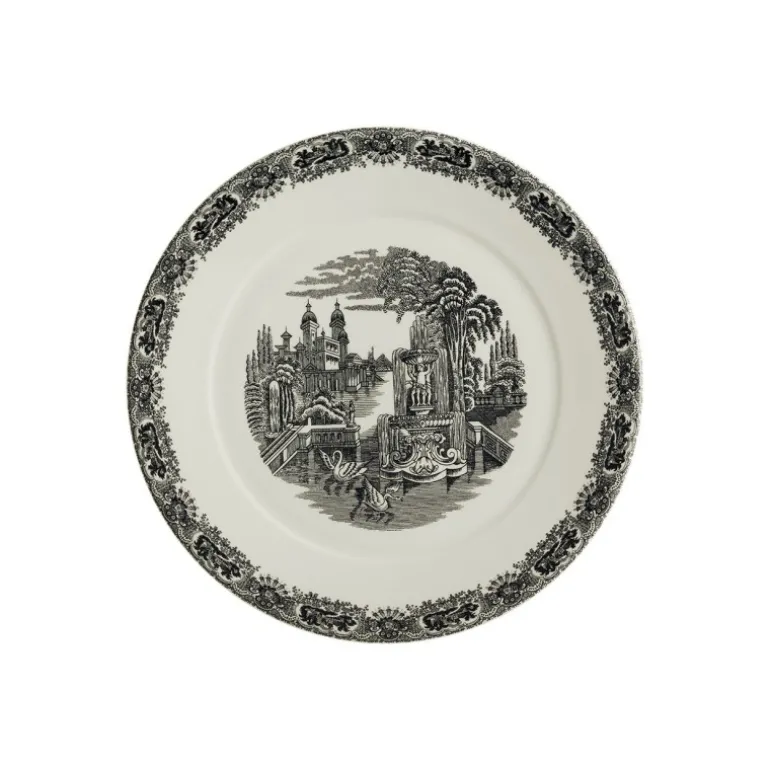 Set de 4 bajo-platos colección Negro Vistas