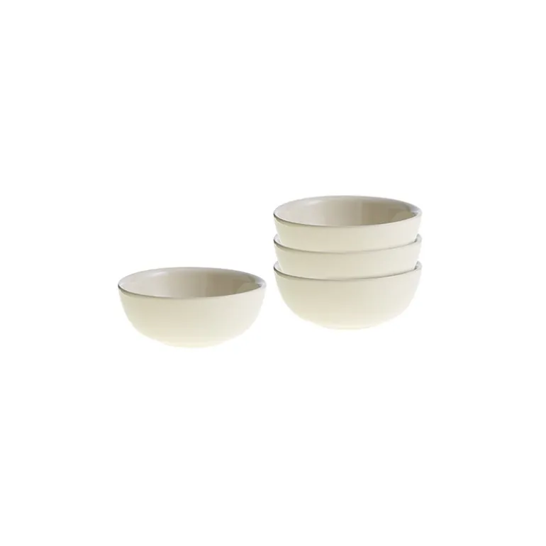 Set de 6 boles clásicos colección Ochavada Blanca tamaño mini
