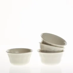 Set de 6 boles clásicos colección Ochavada Blanca tamaño pequeño