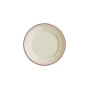 Set de 4 platos de pan colección Basic Line Red