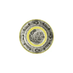 Set de 4 platos de pan colección Negro Vistas Yellow by Aaron Stewart