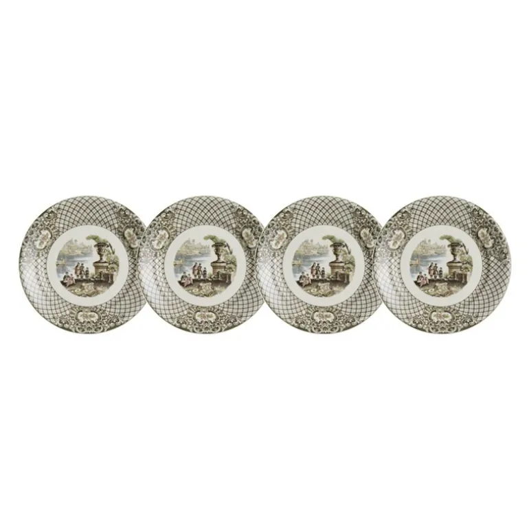 Set de 4 platos de pan colección Atenea