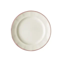 Set de 4 platos de postre colección Basic Line Red