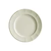 Set de 4 platos de postre colección Ochavada Blanca