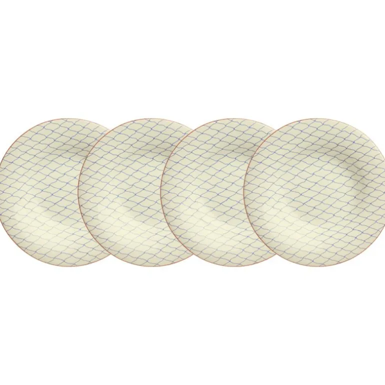 Set de 4 platos hondos colección Peces