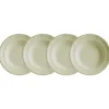 Set de 4 platos hondos colección Ochavada Blanca