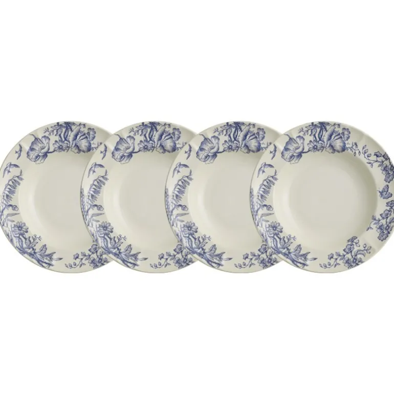 Set de 4 platos hondos colección Primavera