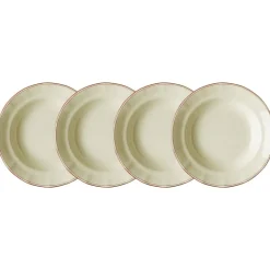 Set de 4 platos hondos colección Basic Line Red