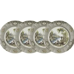 Set de 4 platos llanos 28 cm colección Atenea