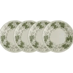 Set de 4 platos llanos 28 cm colección Yedra