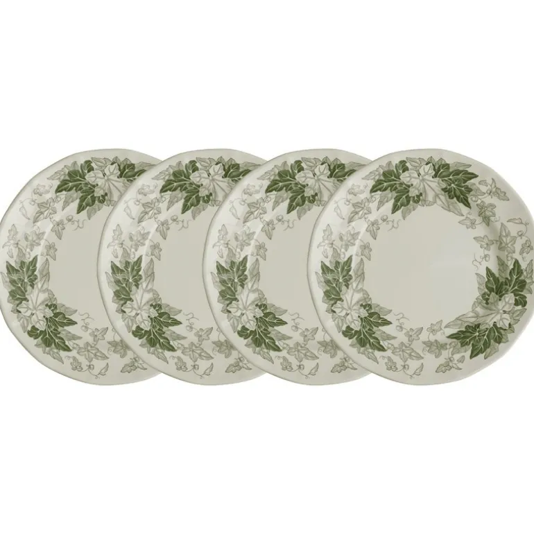 Set de 4 platos llanos 28 cm colección Yedra