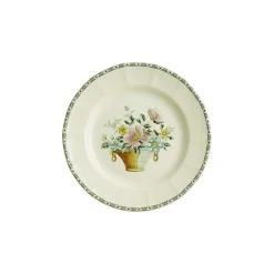 Set de 4 platos llanos colección Canasto Floral