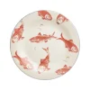 Set de 4 platos llanos colección Peces
